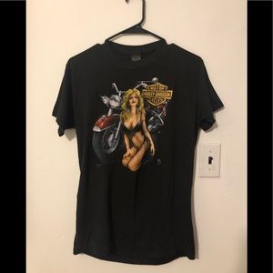 Women’s Harley Davidson 3D Emblem T-shirt
